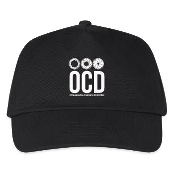 ocd photographer funny - Kinder Basecap - Schwarz - Vorne