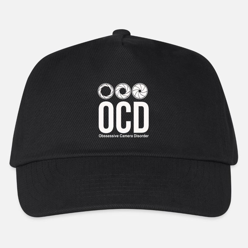 ocd photographer funny - Kinder Basecap - Schwarz
