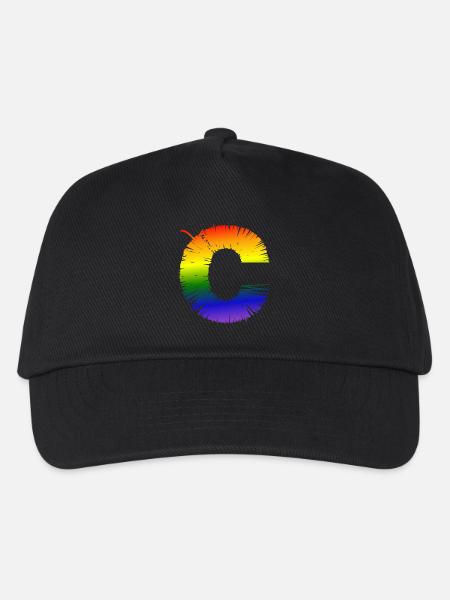 Rainobow C - Kinder Basecap - Schwarz