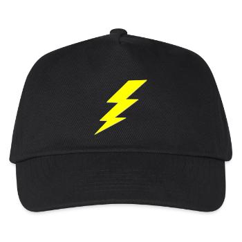lightning - Kids’ Baseball Cap - black - Front