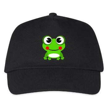 frog - Kids’ Baseball Cap - black - Front