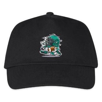 JOUEUR DE FOOTBALL AMÉRICAIN- Football BD Cadeau - Casquette de baseball Enfant - noir - Devant
