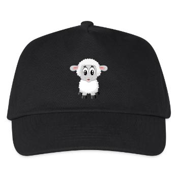moutons doux! - Casquette de baseball Enfant - noir - Devant
