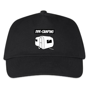 DDR-Camping QEK Junior - Kinder Basecap - Schwarz - Vorne