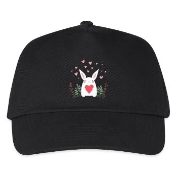Eastern Bunny Easter Bunny Rabbit Ears Cute LOL - Kids’ Baseball Cap - black - Front