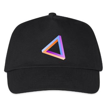 Illusion d'optique triangle impossible - Casquette de baseball Enfant - noir - Devant