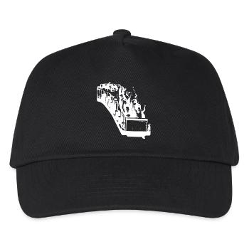 gxp life is a rollercoaster white - roller coastw - Kids’ Baseball Cap - black - Front