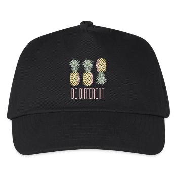 L'ananas soit différent - Casquette de baseball Enfant - noir - Devant