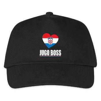 kroatien jugo boss T-Shirt - Kinder Basecap - Schwarz - Vorne