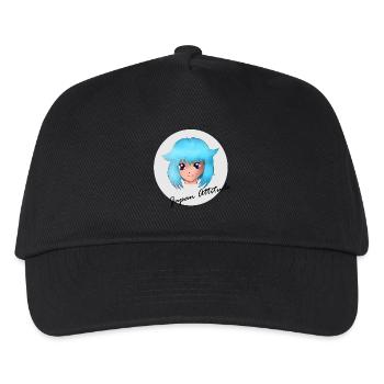 Manga girl - Kids’ Baseball Cap - black - Front