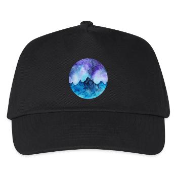 mountains - Kids’ Baseball Cap - black - Front