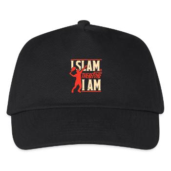 Je claque donc je suis - Tennis Serve Sport - Casquette de baseball Enfant - noir - Devant
