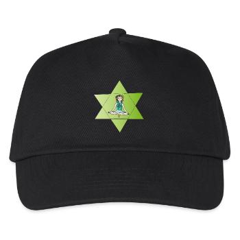 The guardian of children yoga - Kids’ Baseball Cap - black - Front