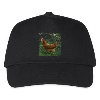 chicken - Kids’ Baseball Cap - black - Front