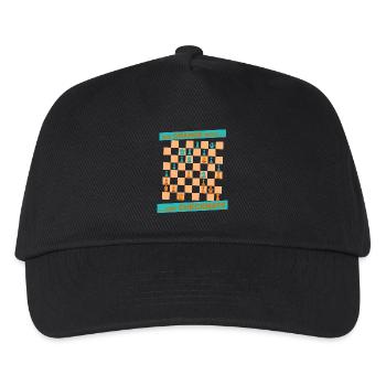 Le mouvement ORANGE ... et CHECKMATE - Canton - Casquette de baseball Enfant - noir - Devant