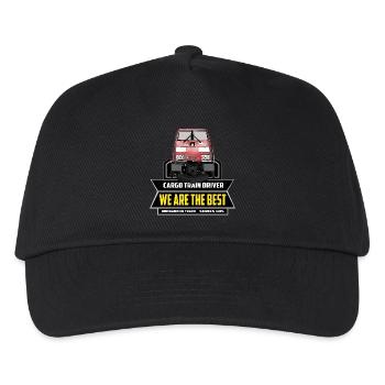 Cargo Train Driver - Zugführer Baureihe 185 - Kids’ Baseball Cap - black - Front