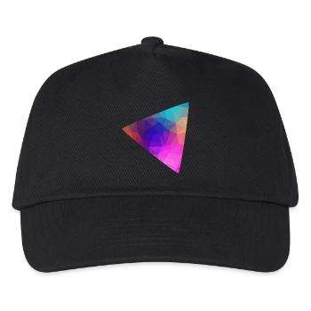 Triangle coloré - Casquette de baseball Enfant - noir - Devant