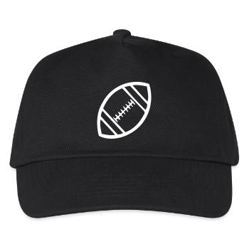 American Football - Kinder Basecap - Schwarz - Vorne