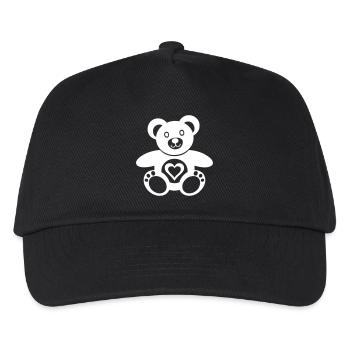 A cute baby bear - Kids’ Baseball Cap - black - Front