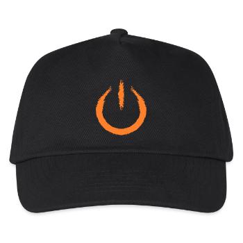Power on off off icon - Kids’ Baseball Cap - black - Front