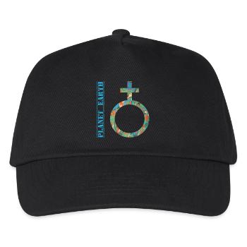 planet earth e 4 - Kids’ Baseball Cap - black - Front