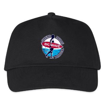 Surfing Nazaré Big Wave Portugal - Casquette de baseball Enfant - noir - Devant
