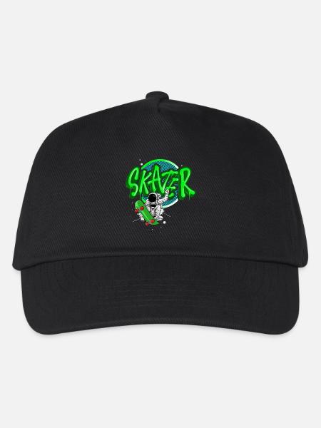 Skater - Kinder Basecap - Schwarz