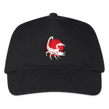 Skorpion Sternzeichen - Kinder Basecap - Schwarz - Vorne