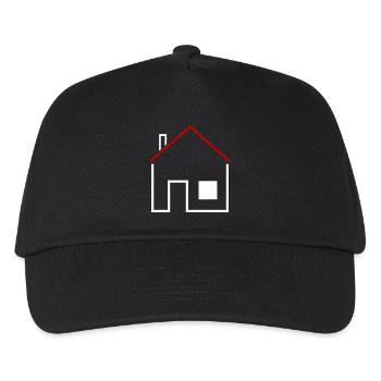 House - Kids’ Baseball Cap - black - Front