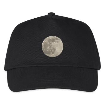 Lune - Casquette de baseball Enfant - noir - Devant
