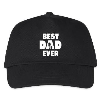 Bester Vater aller Zeiten - Kinder Basecap - Schwarz - Vorne