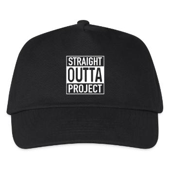 Projet OUTTA direct - Casquette de baseball Enfant - noir - Devant