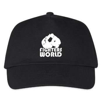 fighters world jiu jitsu wrestling wrestling symbol icon - Kids’ Baseball Cap - black - Front