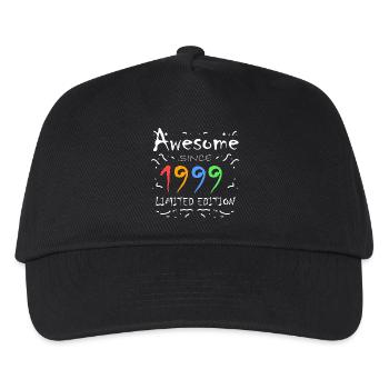 1999 - Jahrgang 1999 - Fantastisch seit 1999 - Kinder Basecap - Schwarz - Vorne