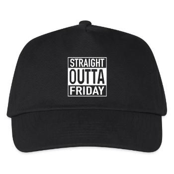 Straight OUTTA Friday - Kids’ Baseball Cap - black - Front