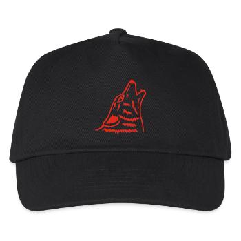 Das Heulen des roten Wolfes - Kinder Basecap - Schwarz - Vorne