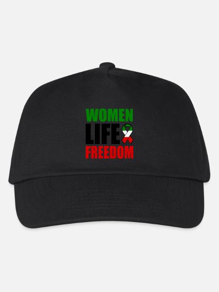 Women life freedom - Kinder Basecap - Schwarz