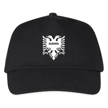 Albanien - Kinder Basecap - Schwarz - Vorne