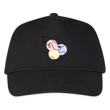 WIFE. DAUGHTER. ADOLESCENT. WOMEN'S DAY - Kids’ Baseball Cap - black - Front