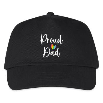 Papa fier - Casquette de baseball Enfant - noir - Devant