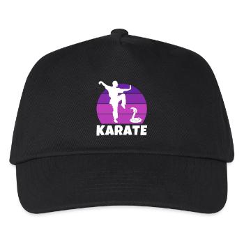 karate, karateka, karate sport - Kids’ Baseball Cap - black - Front