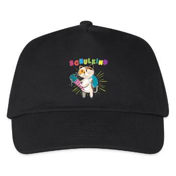 Schulstart 2023 - Design für Deinen ABC-Schützen - Kinder Basecap - Schwarz - Vorne