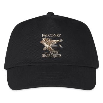 Falconer - Kids’ Baseball Cap - black - Front