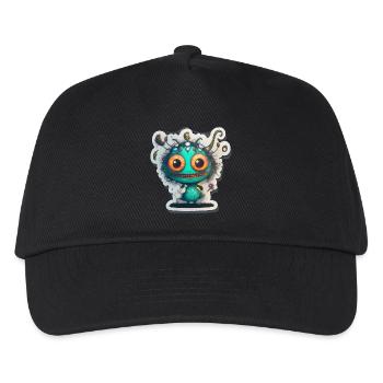 Monsterchen - Kinder Basecap - Schwarz - Vorne