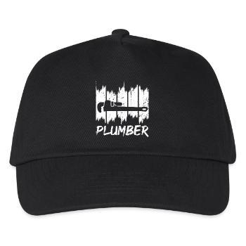 Anlagenmechaniker - Kinder Basecap - Schwarz - Vorne