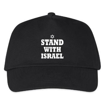 Stand with israel - Kinder Basecap - Schwarz - Vorne