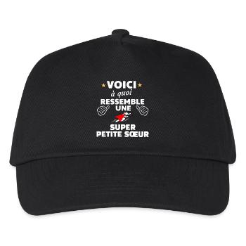 Humour Fraternel Illustration Motivante - Casquette de baseball Enfant - noir - Devant