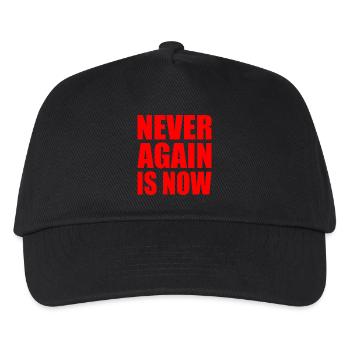 Never again is now - Kids’ Baseball Cap - black - Front