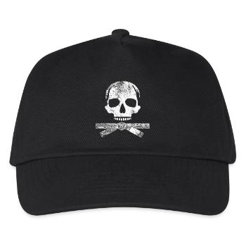 Martial Art Skull - Kids’ Baseball Cap - black - Front
