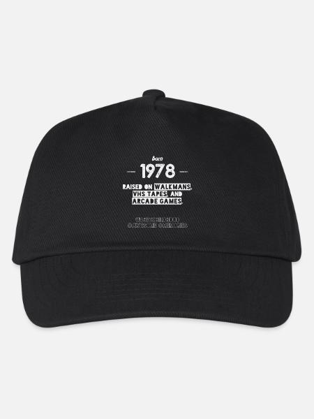 1978 Baujahr - Geboren 1978 - Kinder Basecap - Schwarz